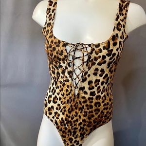 Leopard Print Bodysuit